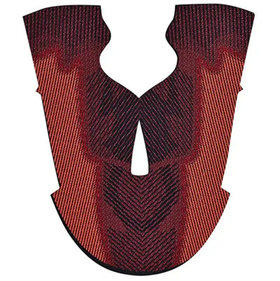 Tecido de poliéster jacquard de tricô com urdidura superior de sapato ecológico