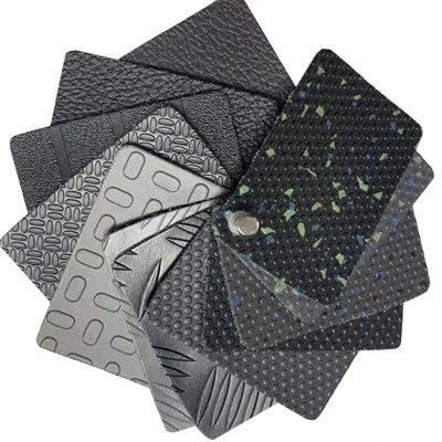 Materiais gravados da esteira do carro do pvc suni deri 2.0mm couro sintético de couro grosso para o assoalho do carro