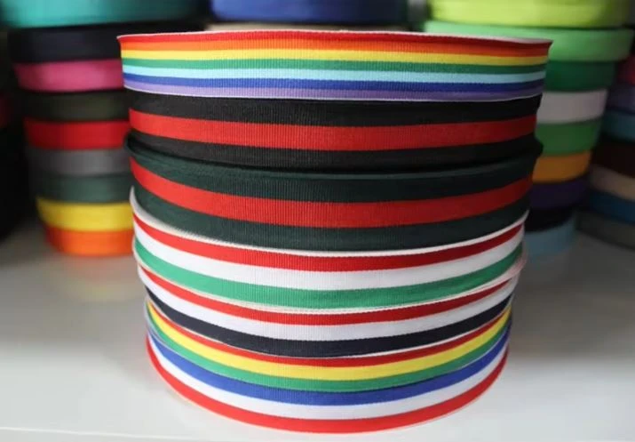 Home Textile Jacquard Bags Woven High Tenacity Garment Shoes 100% Polyester Webbing