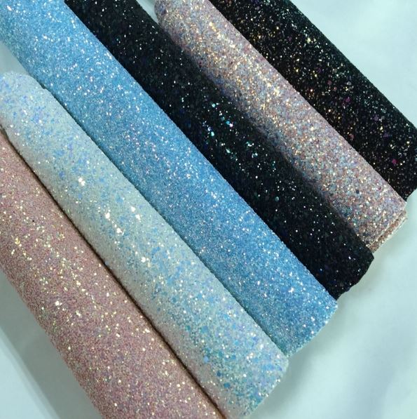 Sapatos Pu Glitter Tecido de Couro Sintético