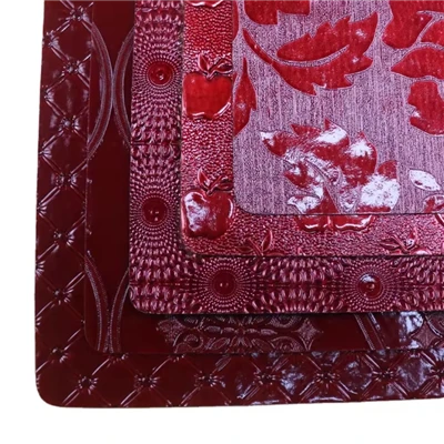 Atacado sapato falso camurça sintético pvc espuma sacos de couro material tecido superior para fazer sacos